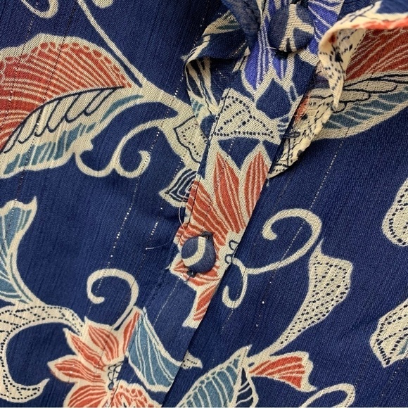 Maeve Anthropologie Mariposa Open Shoulder Ruffled Top - Picture 8 of 11